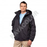 Casaca desmontable 3 en 1 taslan 100% poliéster y semi-impermeable.