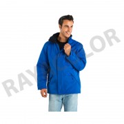 Parka 100% Poliester Impermeable, Interior acolchado de Polar.