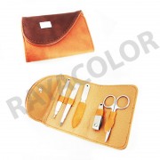 Set de manicure de bolsillo, eco cuero