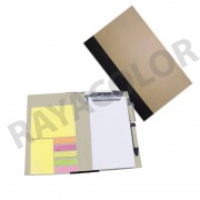 Carpeta con clip mediana